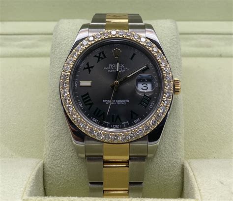 rolex 41 diamond bezel|rolex datejust 41 diamond numbers.